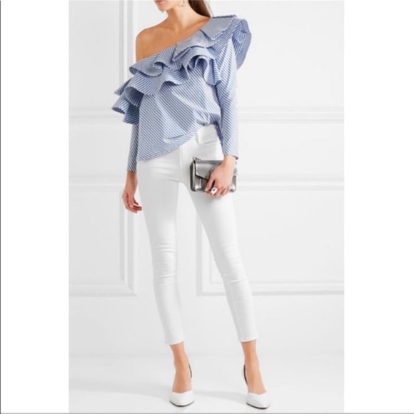 Frame Denim Le Skinny de Jeanne Crop Raw Hem ankle jeans - Picture 1 of 11